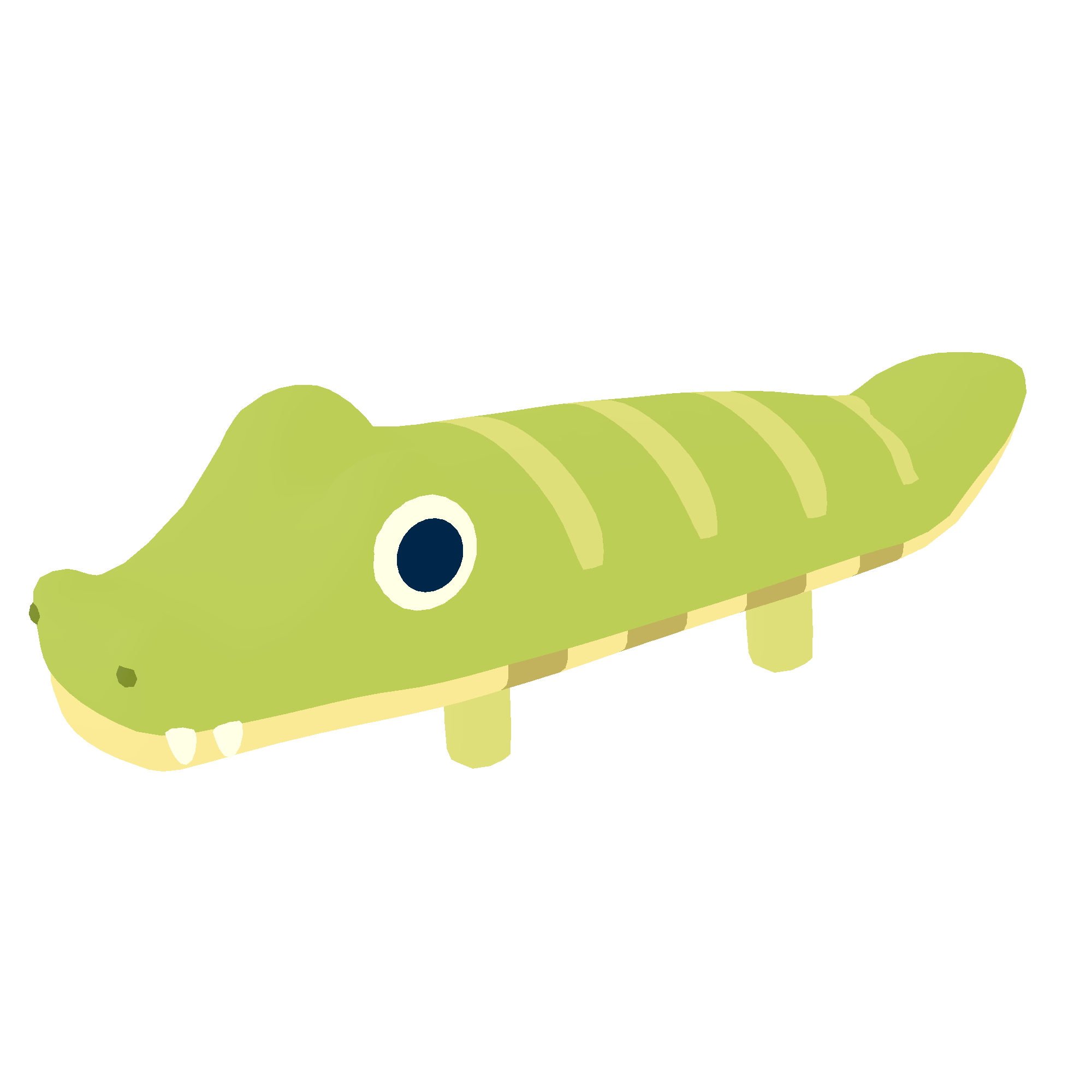 Illustration of alligator from Noun Town