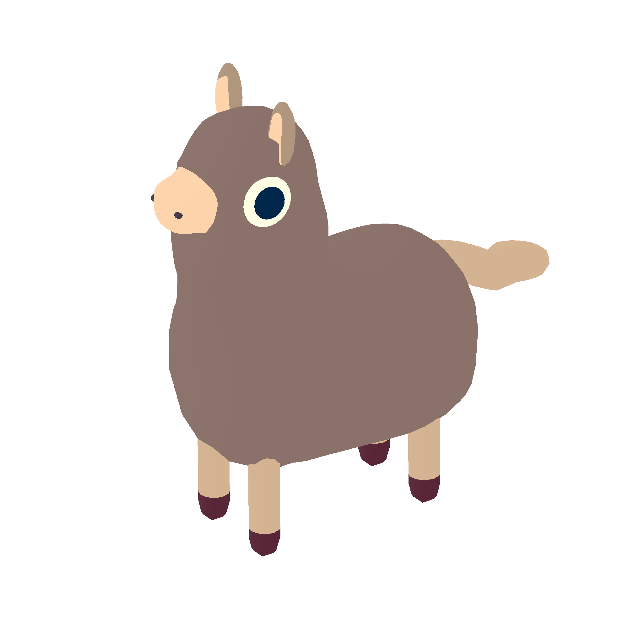 Illustration of alpaca from Noun Town