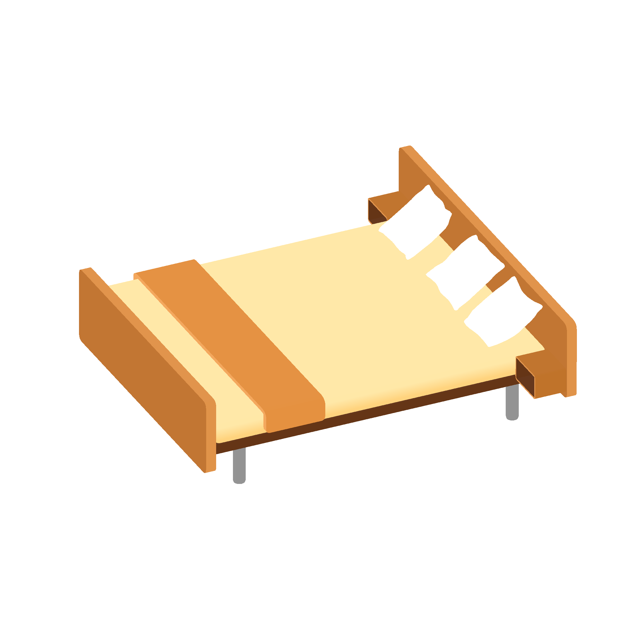 Illustration of bed from Noun Town