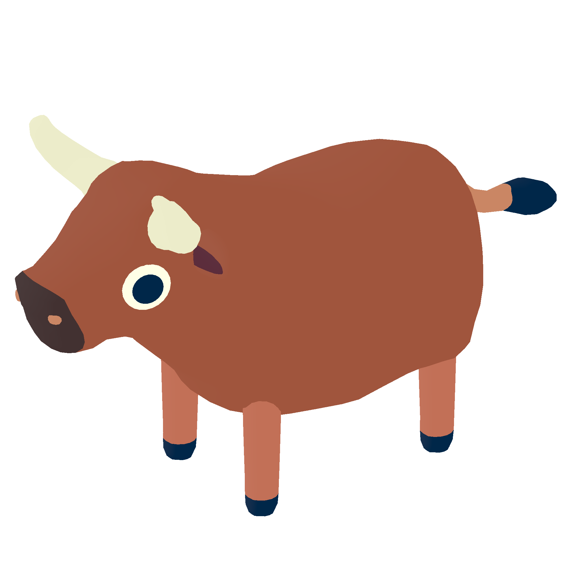 Illustration of bull from Noun Town