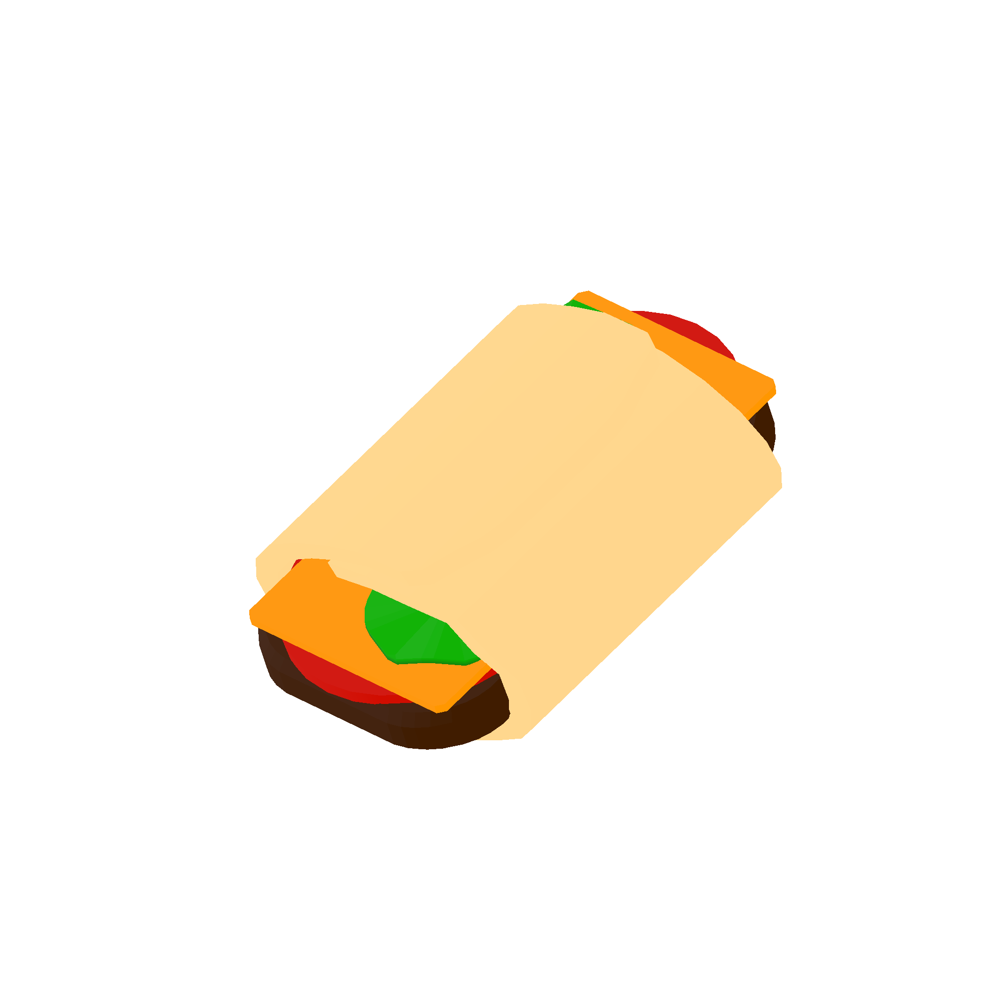 Illustration of burrito from Noun Town