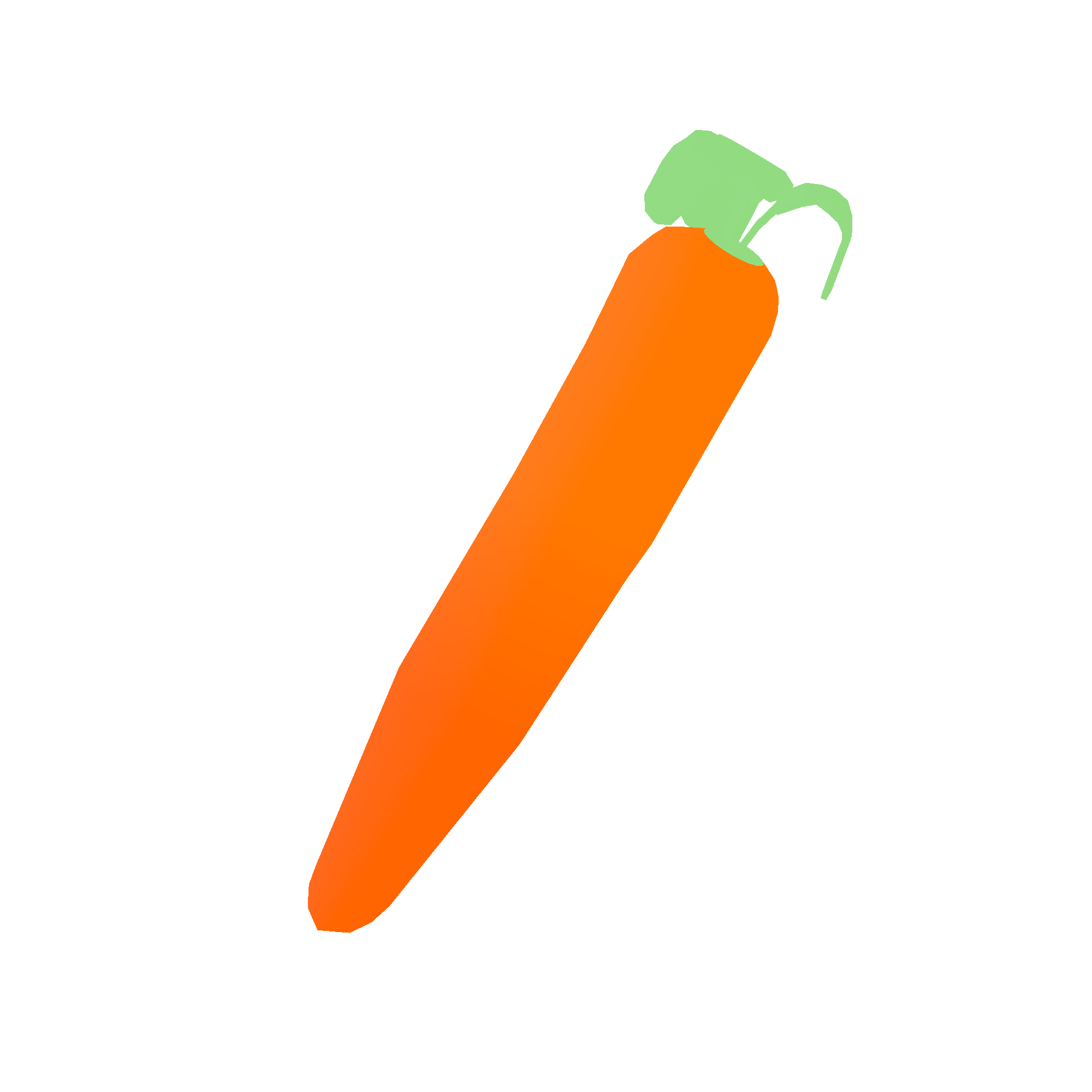 Illustration of carrot from Noun Town