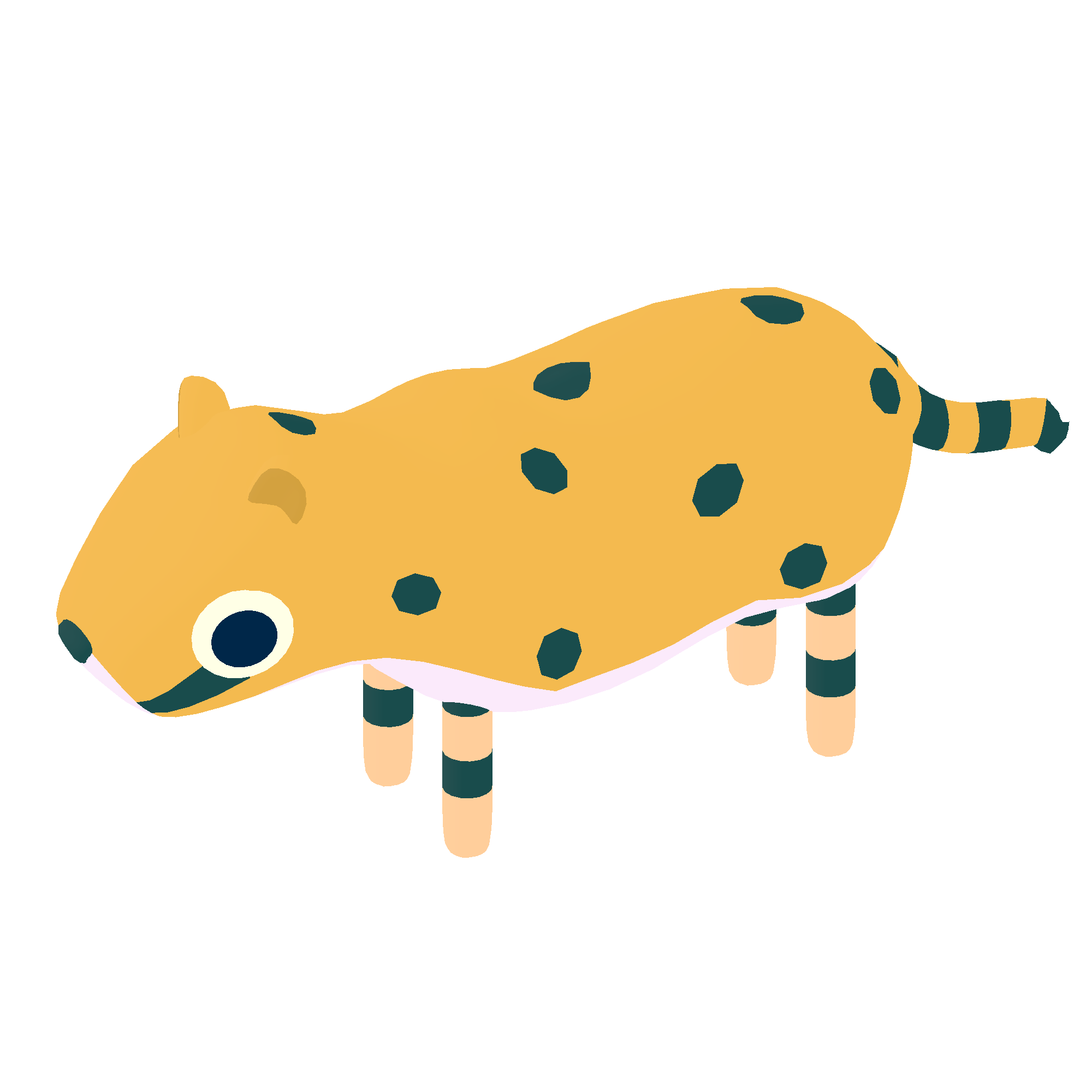 Illustration of cheetah from Noun Town
