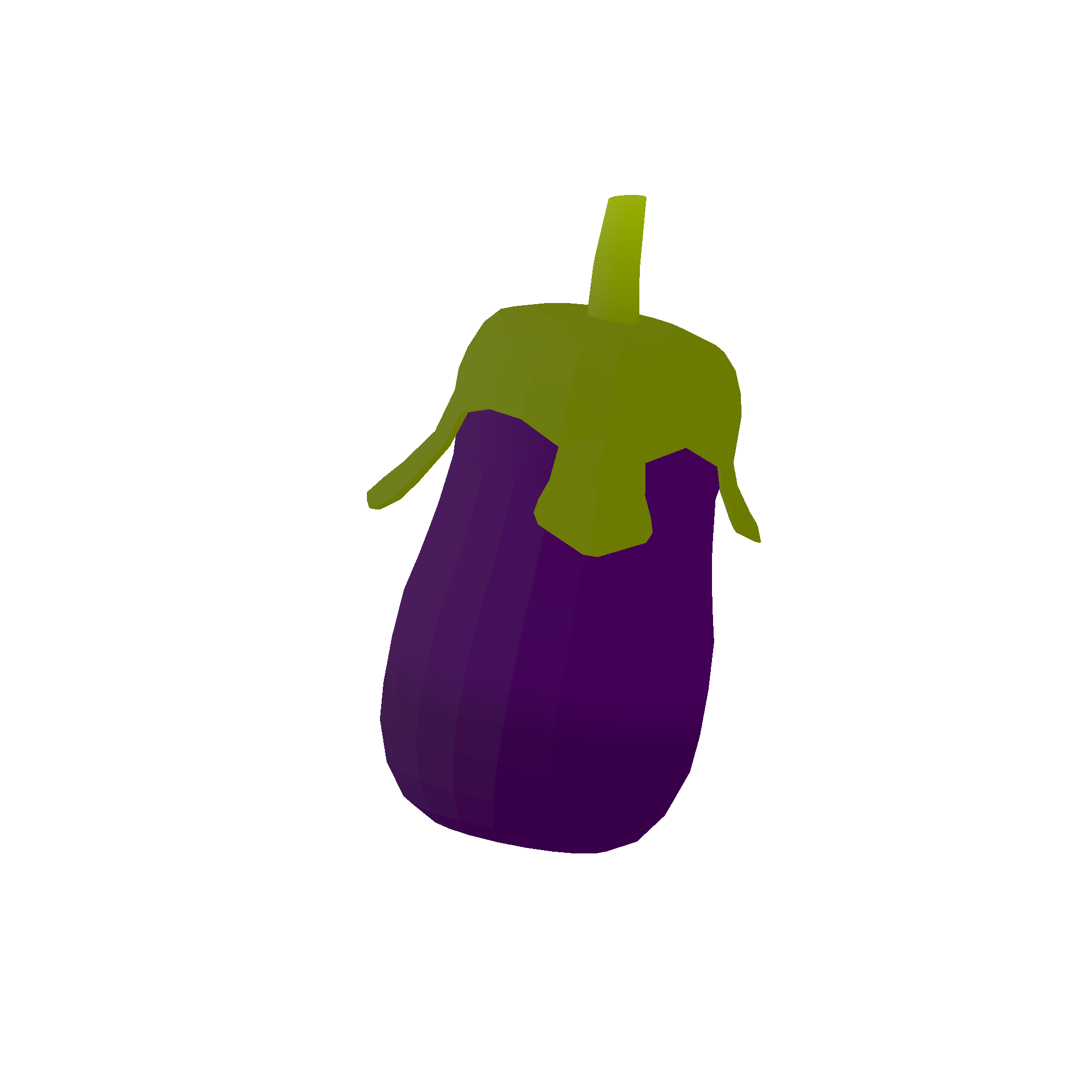 Illustration of eggplant from Noun Town