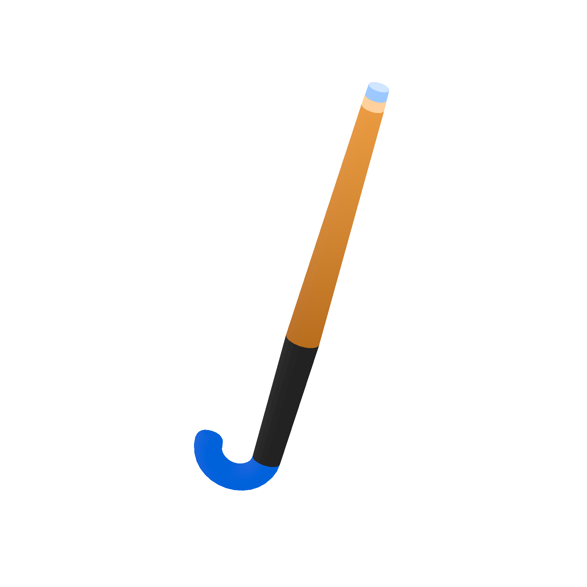Illustration of field hockey from Noun Town