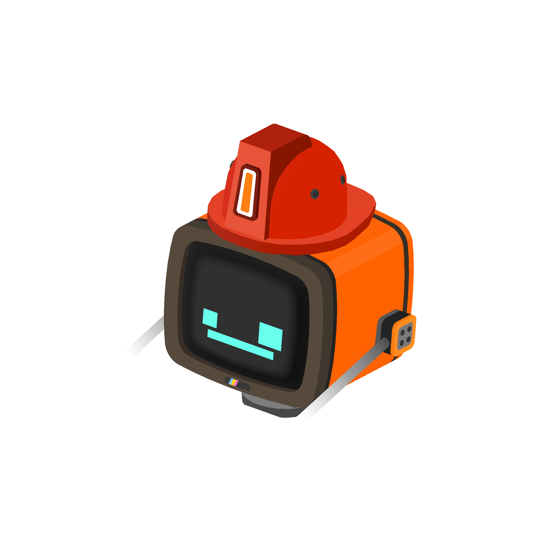 Illustration of fireman from Noun Town
