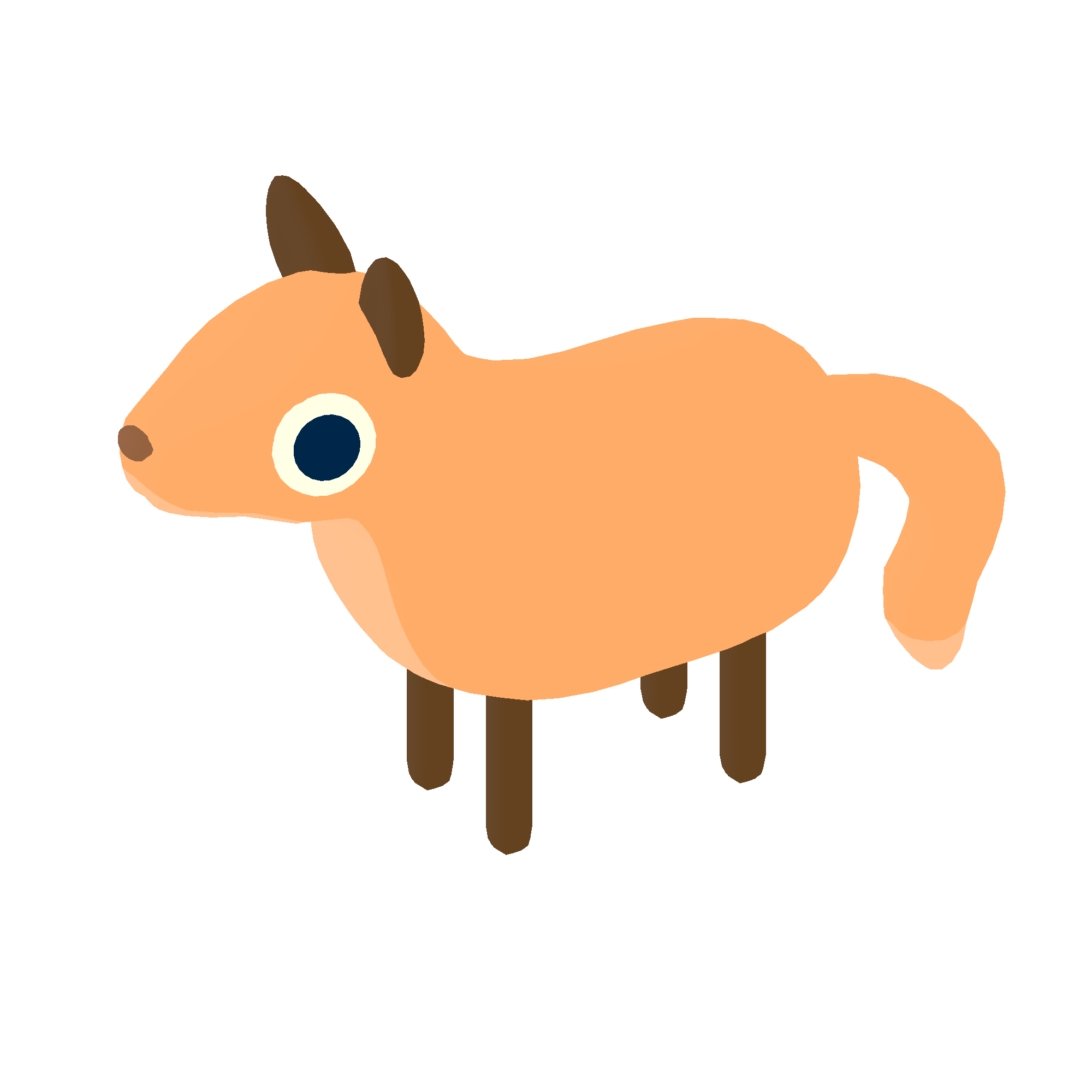 Illustration of fox from Noun Town