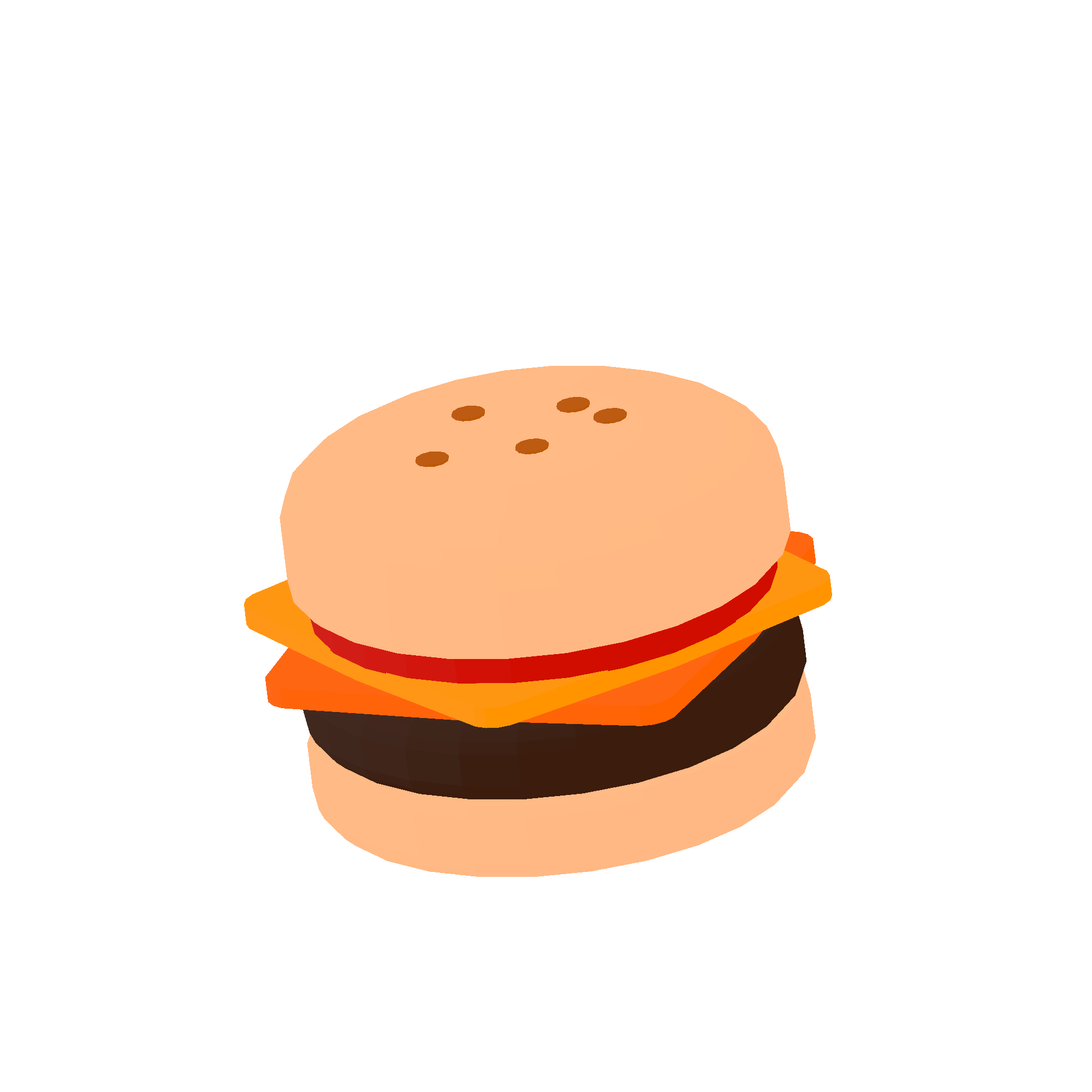 Illustration of hamburger from Noun Town