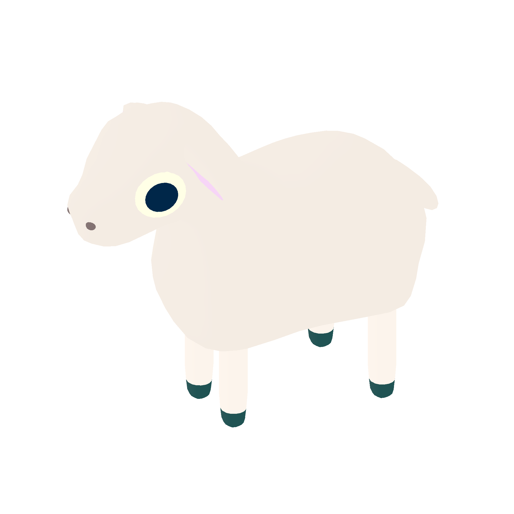 Illustration of lamb from Noun Town