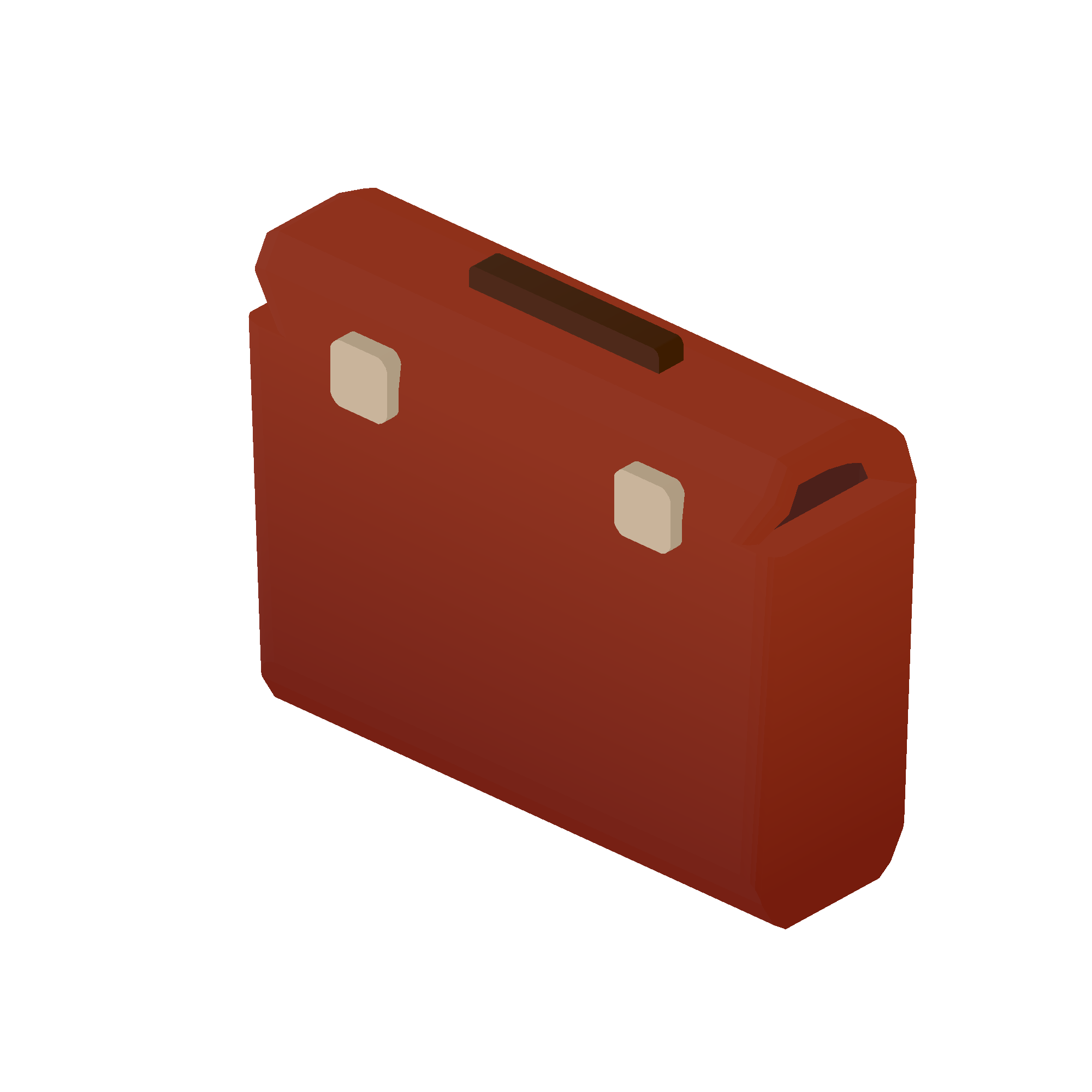Illustration of leather bag from Noun Town