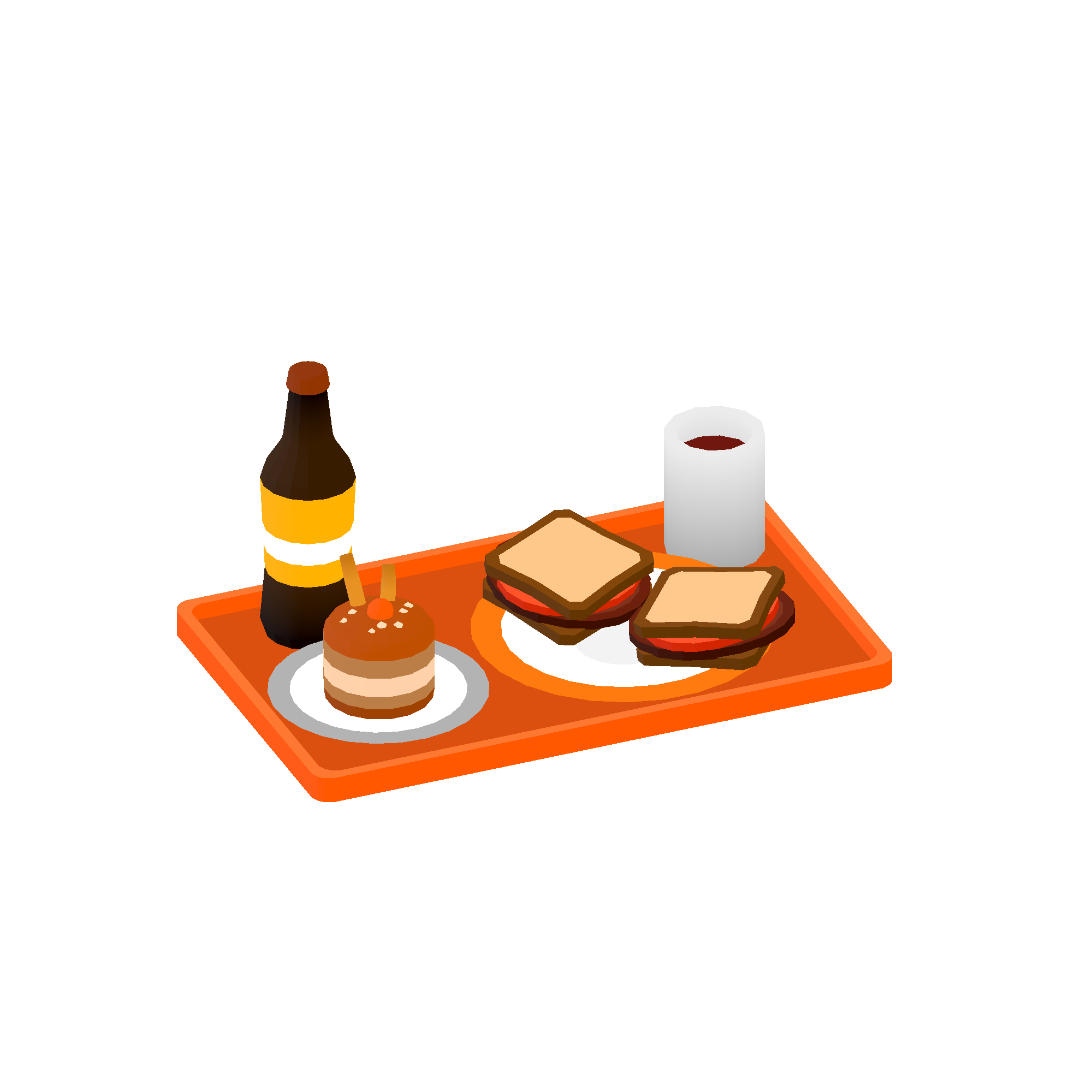 Illustration of lunch from Noun Town