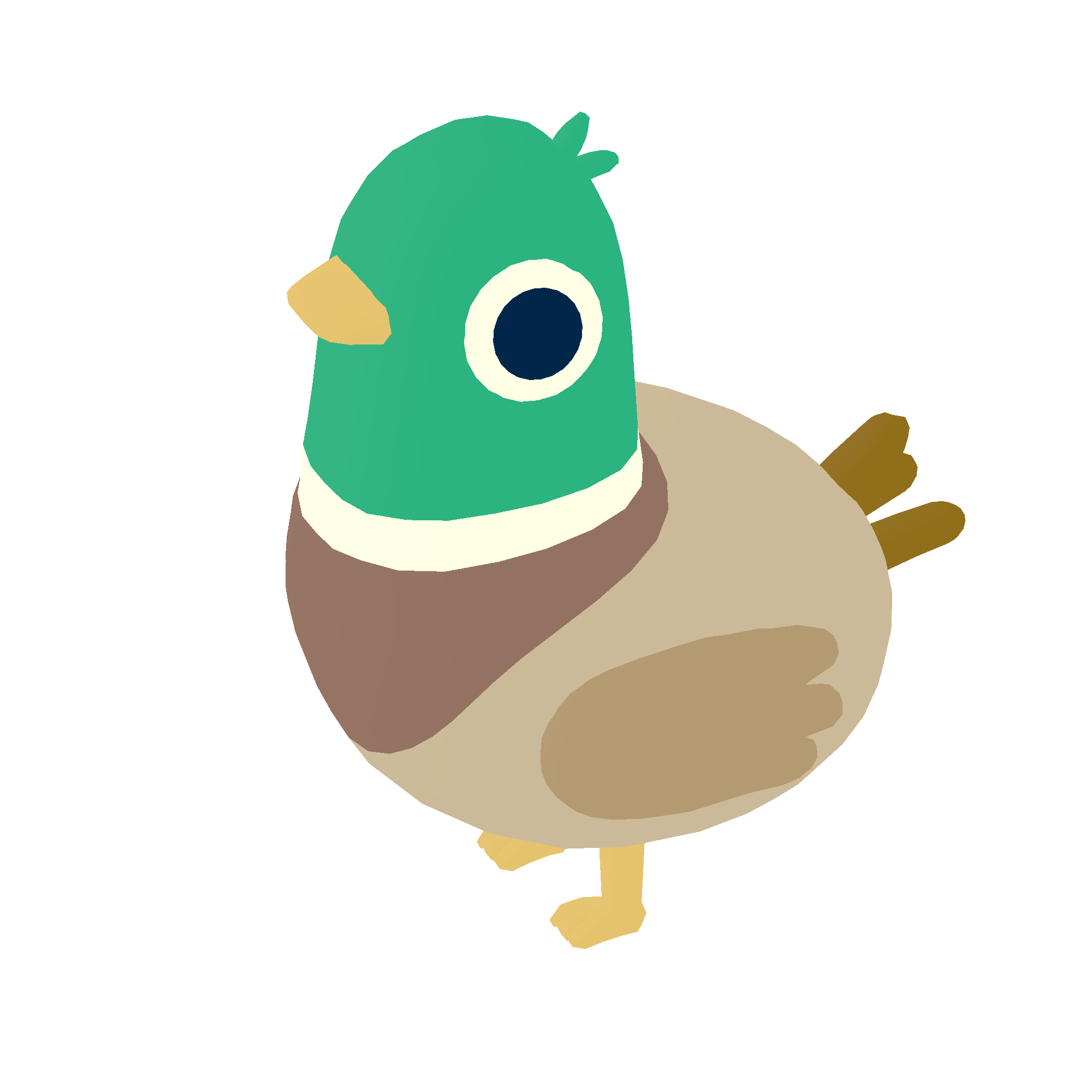Illustration of mallard from Noun Town