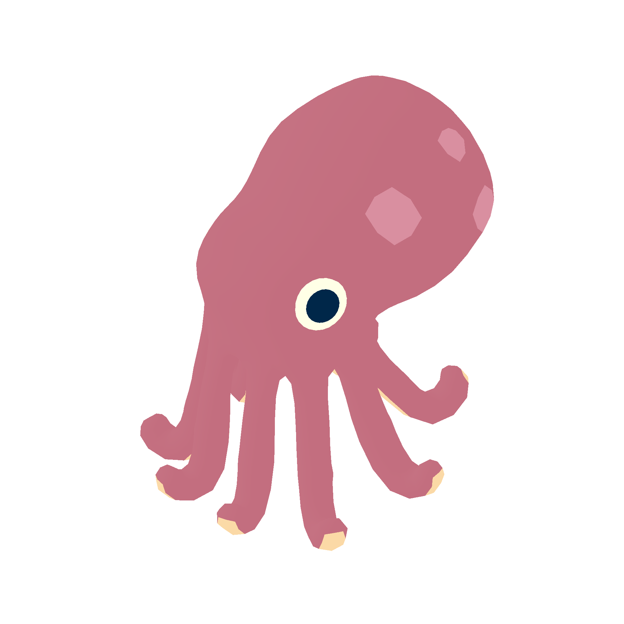 Illustration of octopus from Noun Town
