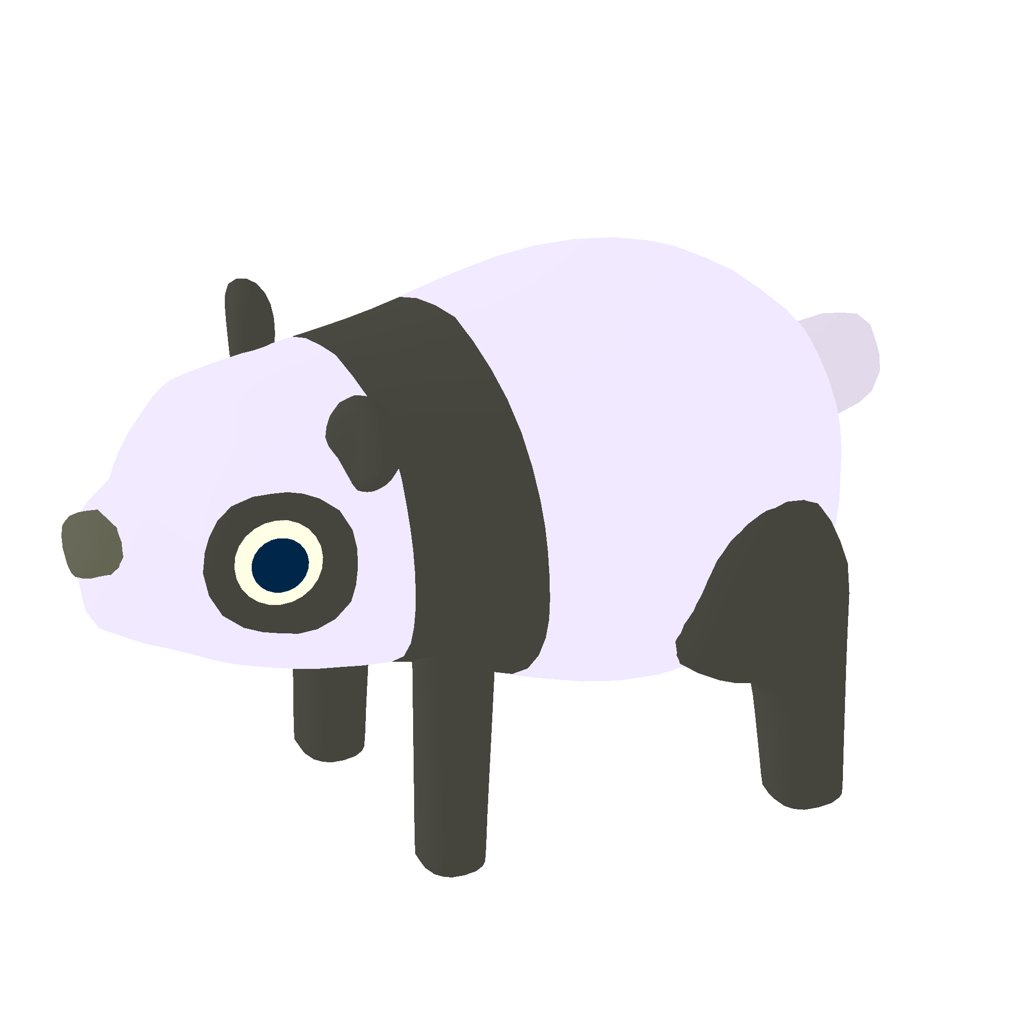 Illustration of panda from Noun Town
