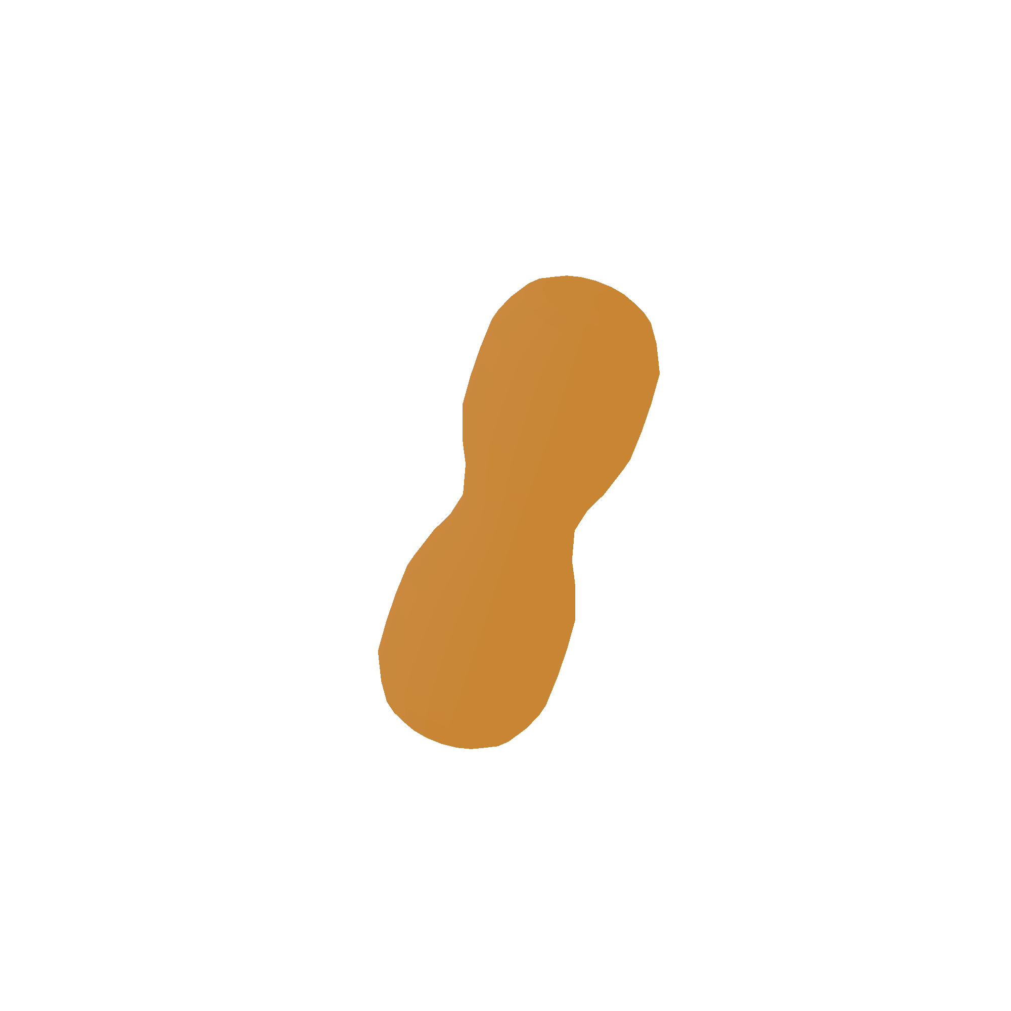 Illustration of peanut from Noun Town