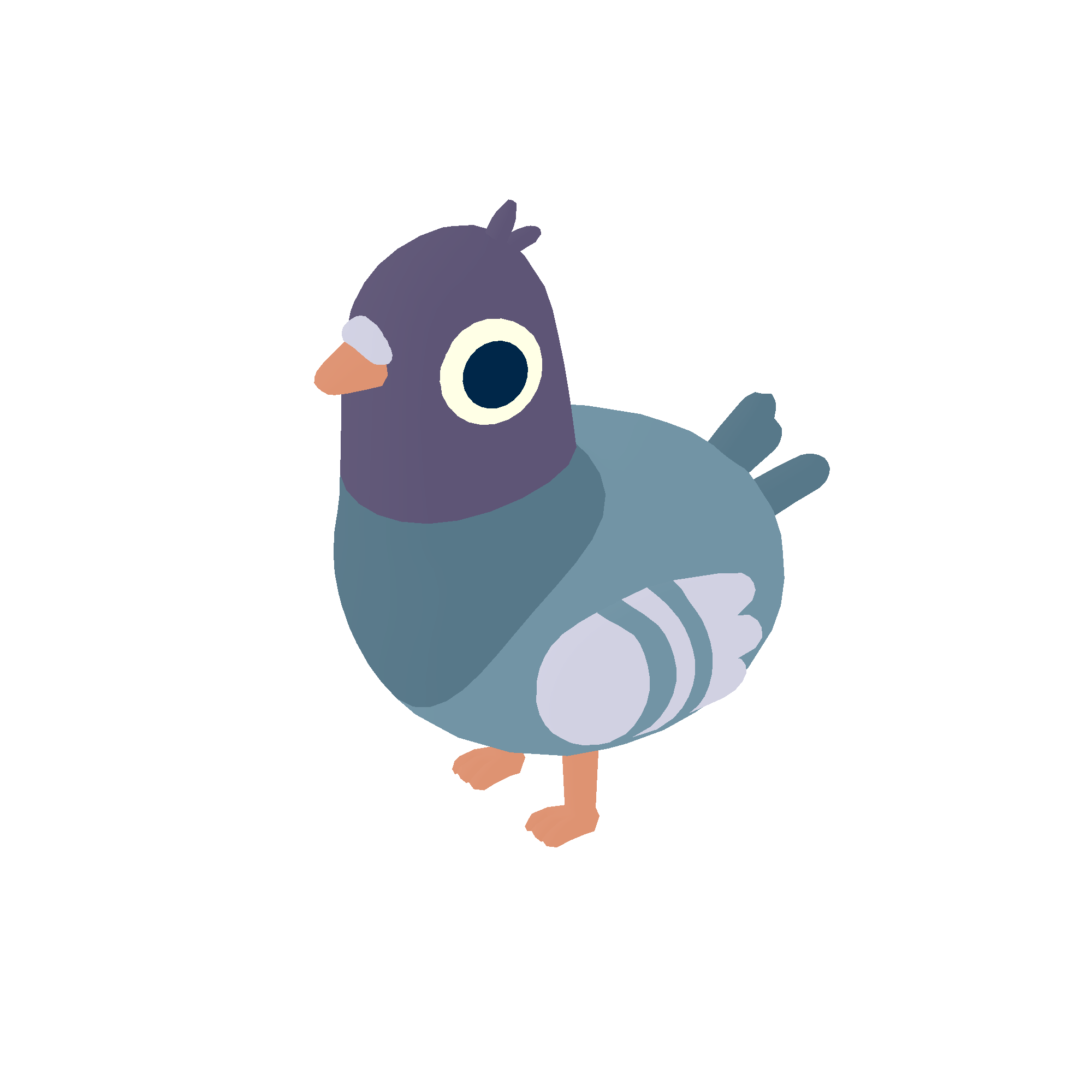 Illustration of pigeon from Noun Town