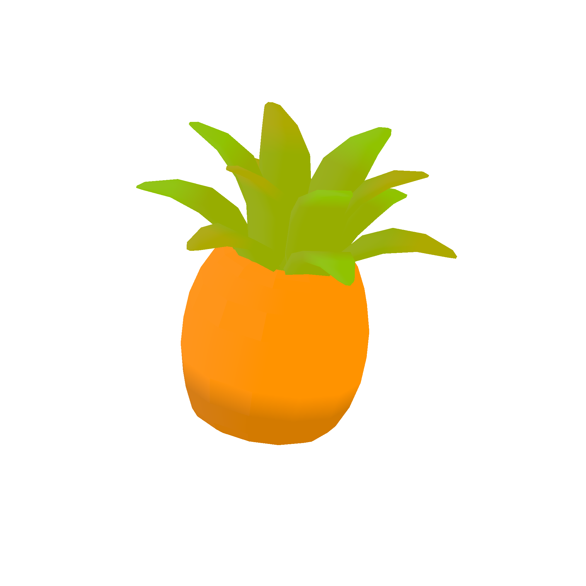 Illustration of pineapple from Noun Town
