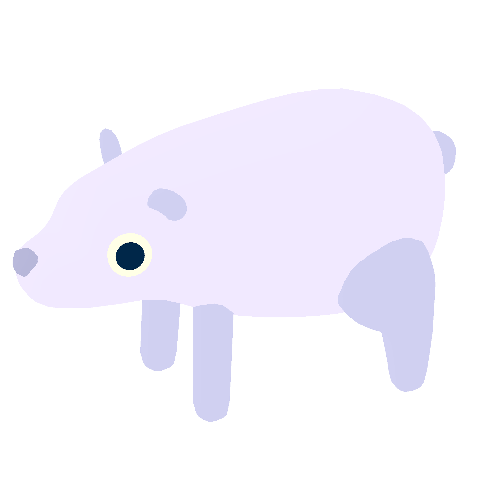 Illustration of polar bear from Noun Town