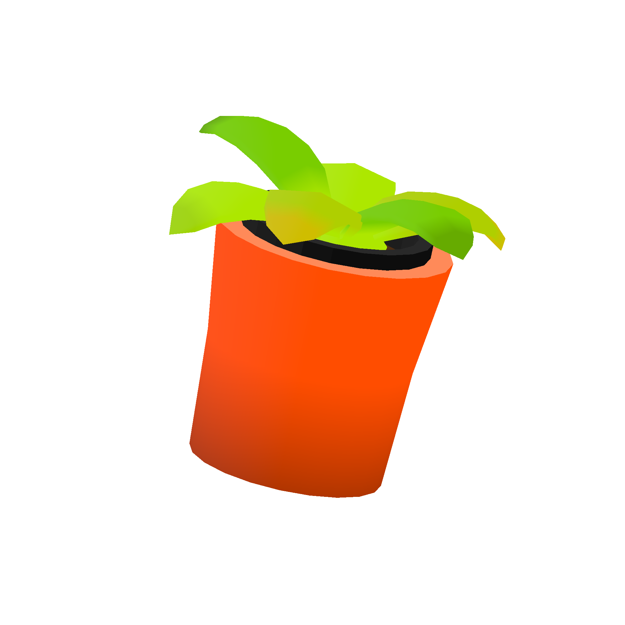 Illustration of pot plant from Noun Town