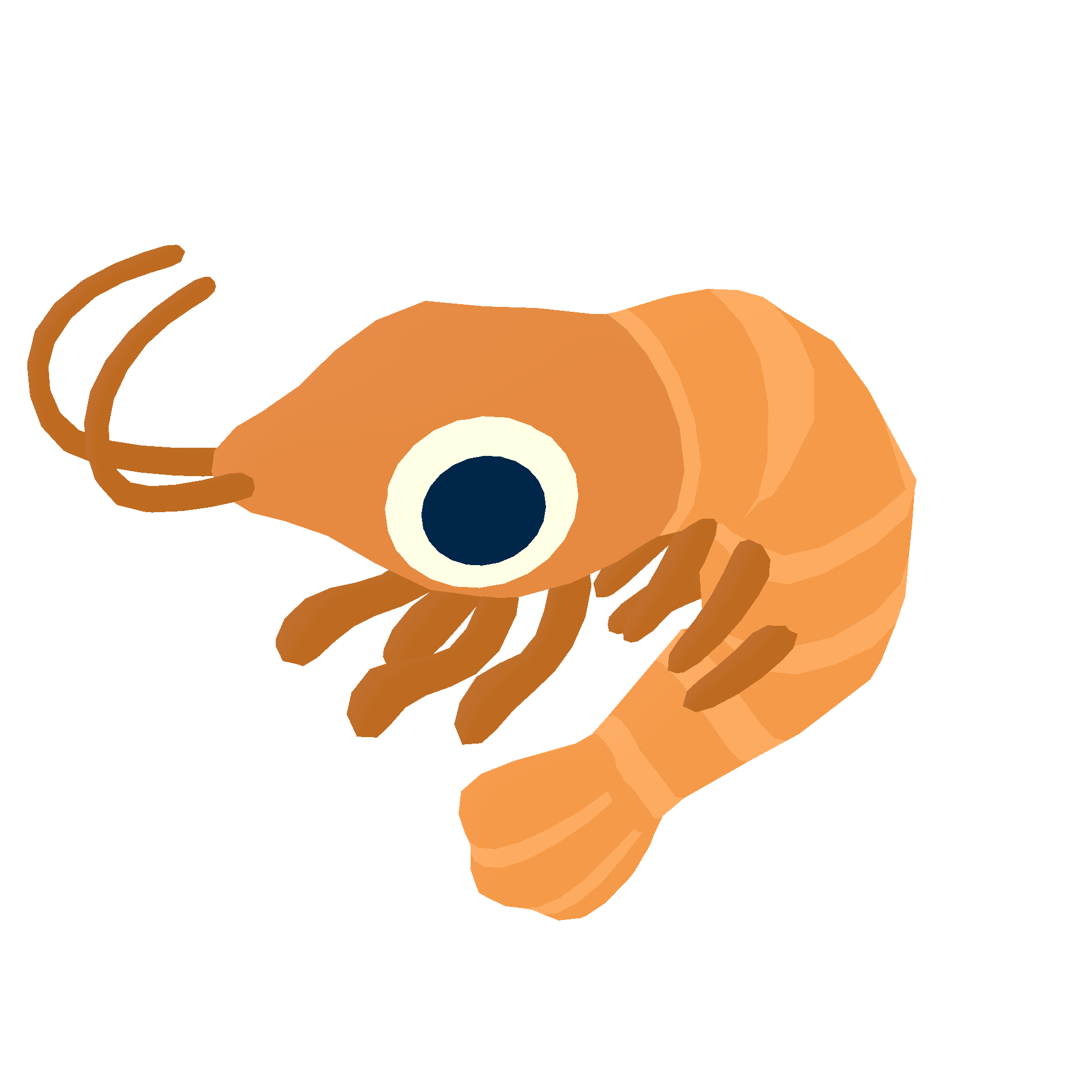 Illustration of prawn from Noun Town