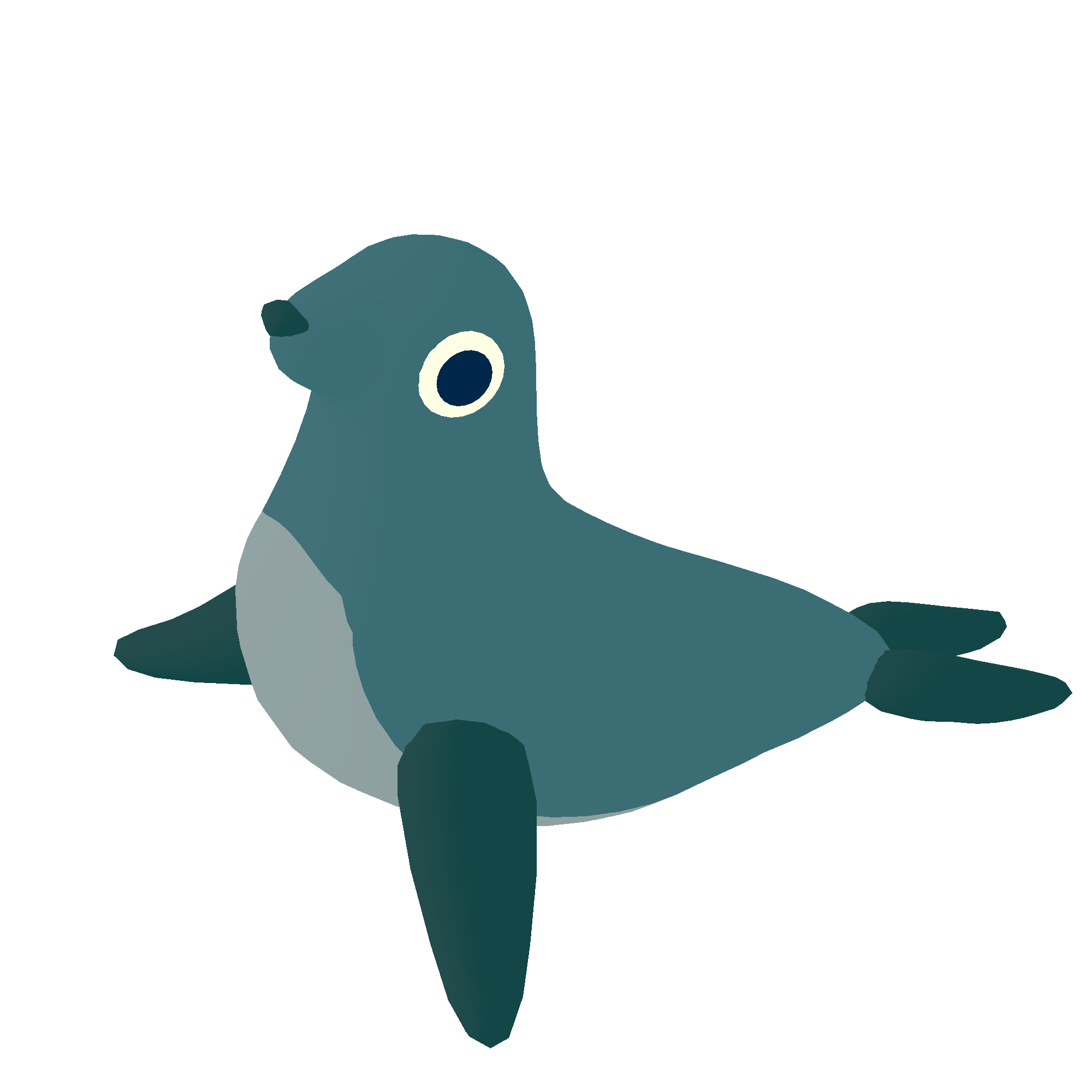 Illustration of sea lion from Noun Town