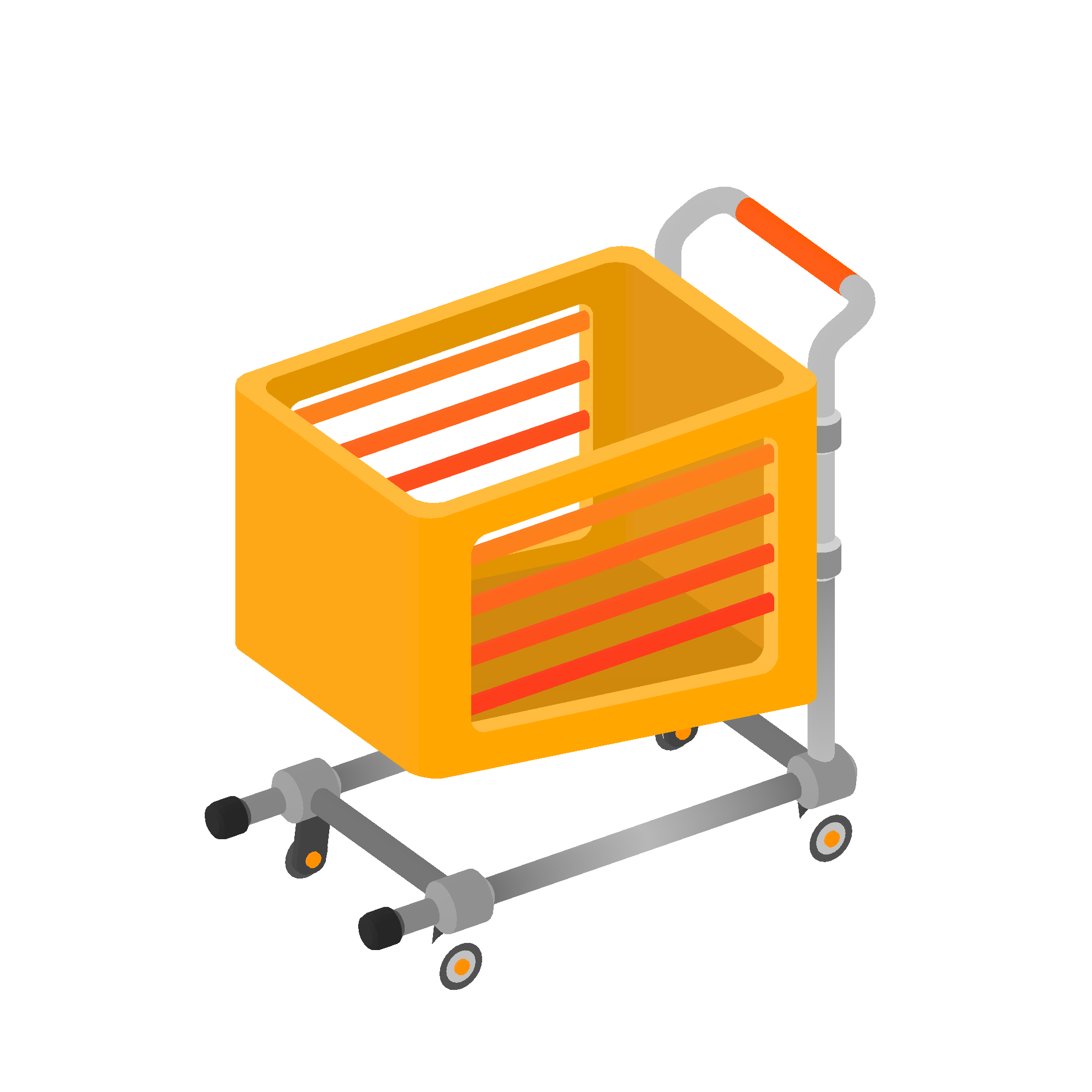 Illustration of shopping cart from Noun Town