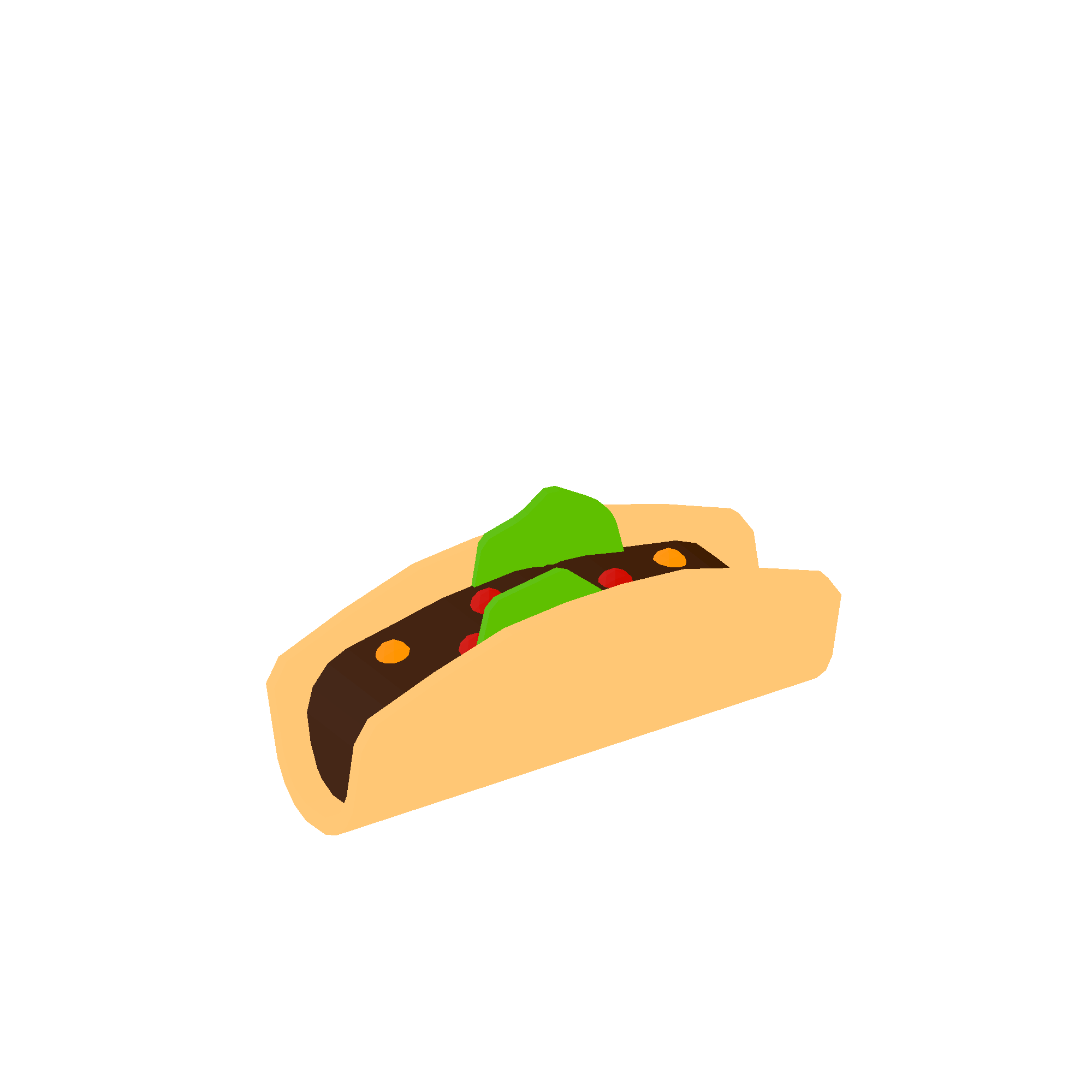Illustration of taco from Noun Town