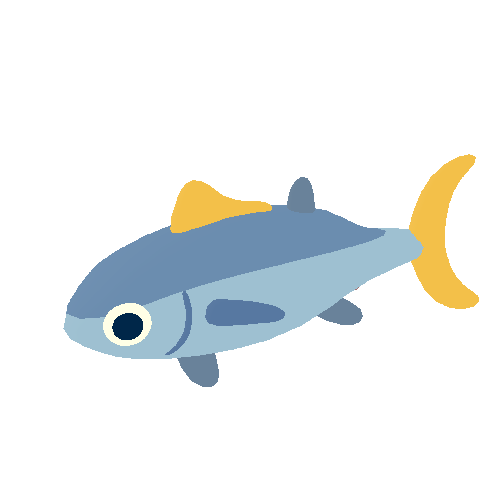 Illustration of tuna from Noun Town