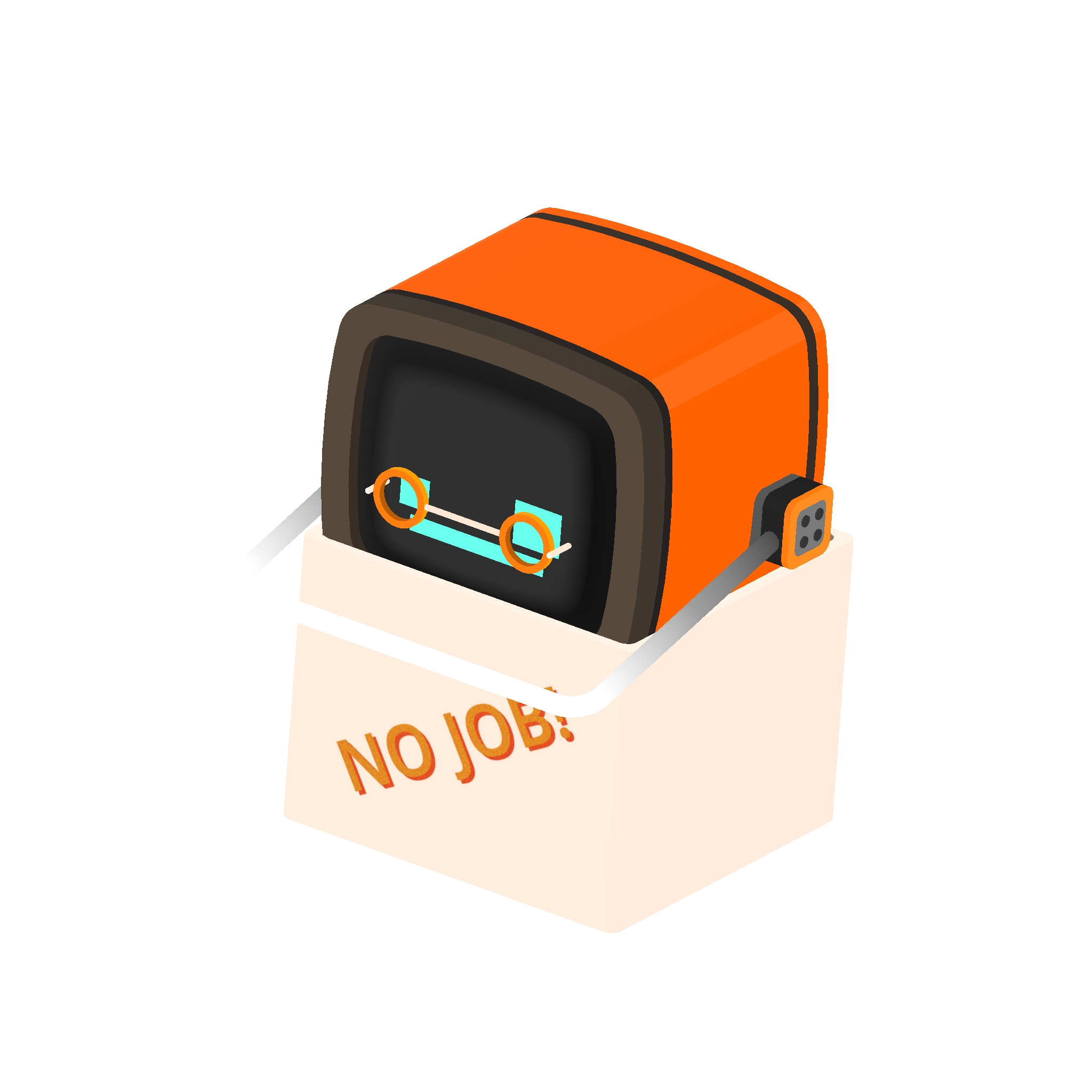 Illustration of unemployed from Noun Town