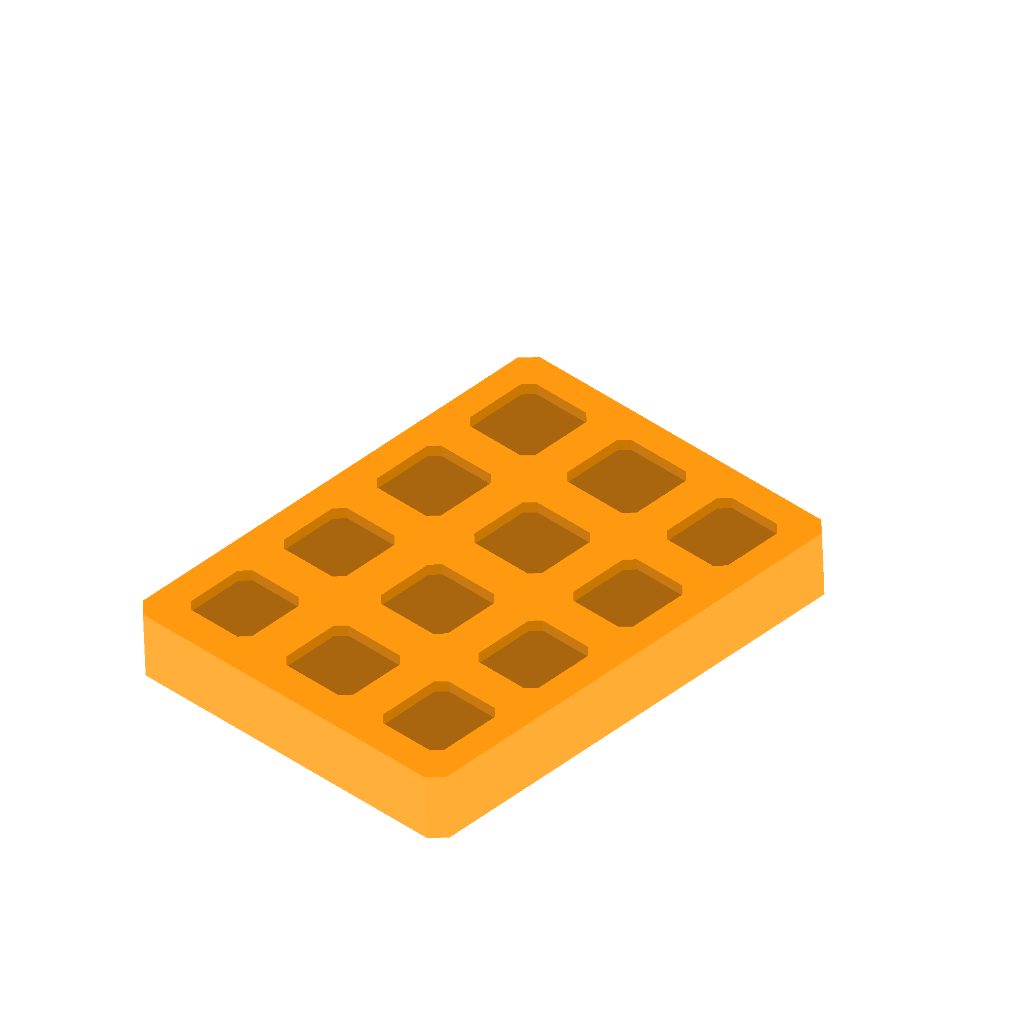 Illustration of waffle from Noun Town