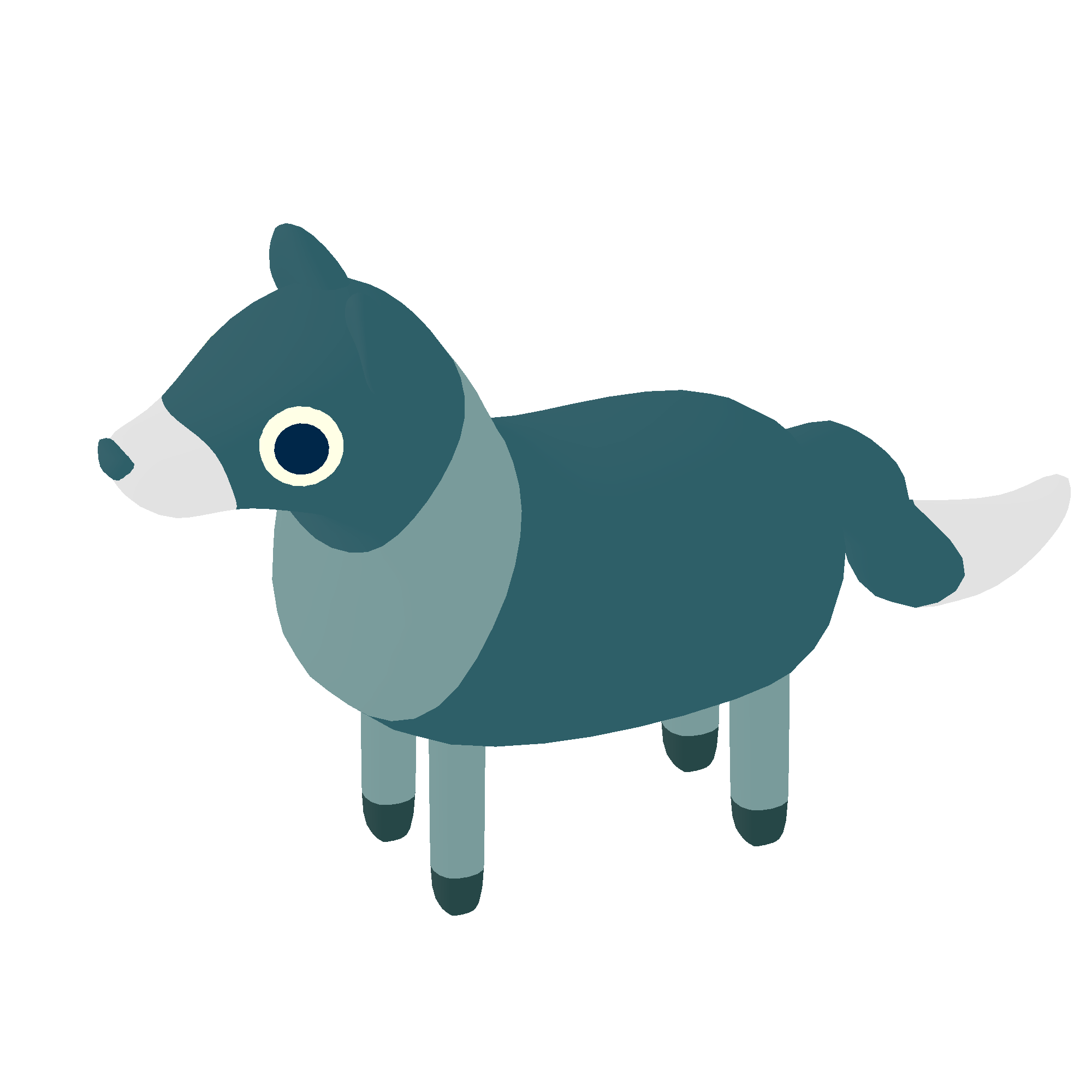 Illustration of wolf from Noun Town